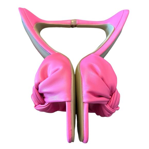 Journee Collection Diorra Knotted Vamp Heels Dress Sandal Square Toe NEW 10 - Picture 7 of 10